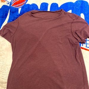 Maroon Lulu Lemon t shirt